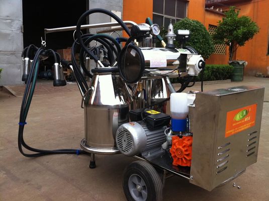 Tragbares Mobile-Melkmaschine des Nahrungsmittelgrad-SS mit Benzinmotor