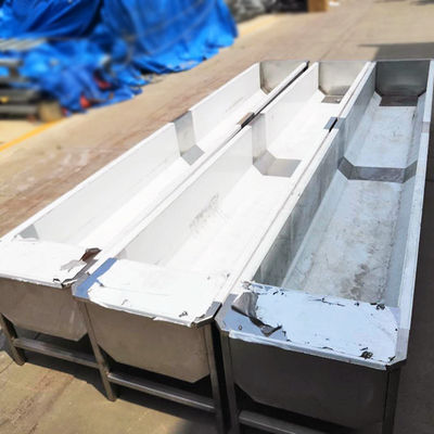 TRINKNAPF-Edelstahl-Wasser-Abflussrinne 1.5KW 1m Tier