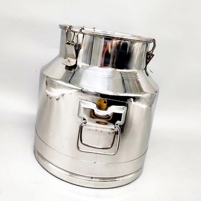 Milch des Edelstahl-15L kann Poliermetallmilch-Behälter widerspiegeln