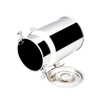 Metall verkürzte Milch Pail With Lid der SS-Vorratsbehälter-15L