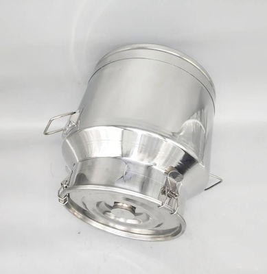 Milch-Fertigungszeichnung SS304 30L benutzte Edelstahl-Milch-Dosen mit Siegeldeckel