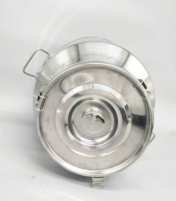 Milch-Fertigungszeichnung SS304 30L benutzte Edelstahl-Milch-Dosen mit Siegeldeckel