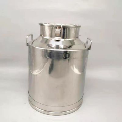 SS304 der 40 Liter-Edelstahl-Milch kann Farbe für Transport versilbern