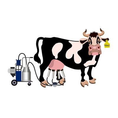 Einzelne kleine Molkerei des Eimer-25L, die kolbenartige Melkmaschine der Ausrüstungs-51kg milk
