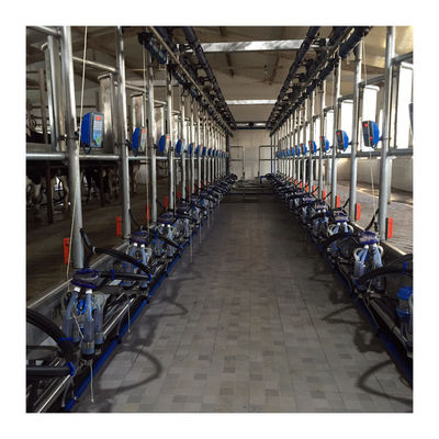 Fischgrätenmuster-Melkwohnzimmer-Kuhmilch-Saugmaschine der hohen Leistungsfähigkeits-4KW