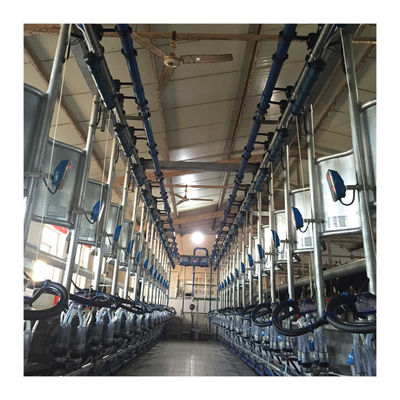 Fischgrätenmuster-Melkwohnzimmer-Kuhmilch-Saugmaschine der hohen Leistungsfähigkeits-4KW
