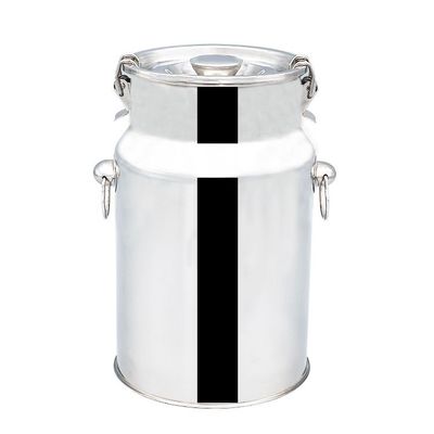 Paket Customrized Logo Silver 10L SS melken kann Edelstahlmilchbehälter
