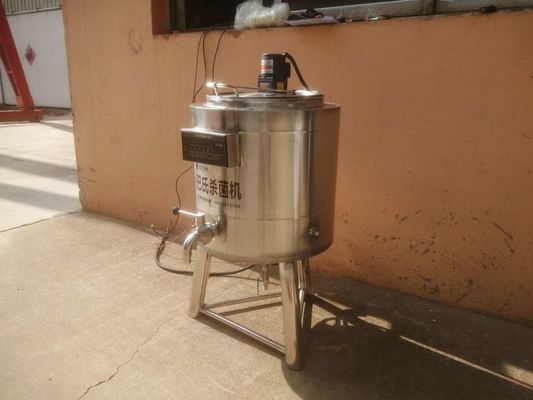 Liter industrieller Mini Milk Pasteurizer High Efficient des Kalb-Ziegen-Ausgangs100