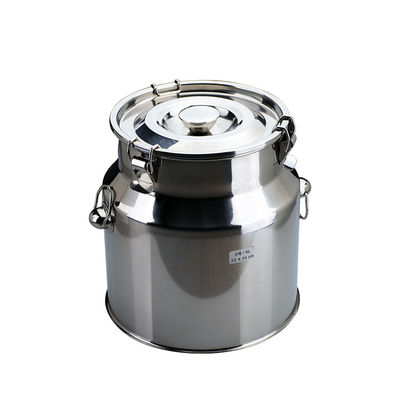 Behälter der Nahrungsmittelgrad-materieller Stahlmilch-316L mit Deckel-Eimer-Eimer