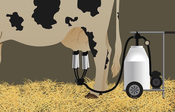 Dieselmotor-bewegliche Kuh-tragbare Melkmaschine-elektrische Ziegen-Vakuumpumpe