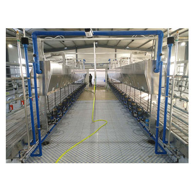 Betriebsziegen-Kuh-Fischgrätenmuster-Melkwohnzimmer-elektronische Meter-Ausrüstung