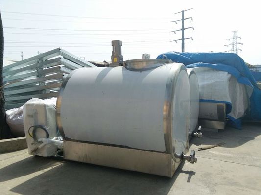 Ausgezeichnete Kunstfertigkeit SS304 500 Liter-Milchbehälter mit Nahrungsmittelgrad-Material