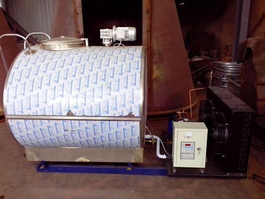 Kühlgeräte Milchkühlungs-Behälter-Edelstahl-elektrisches Kontrollsystem