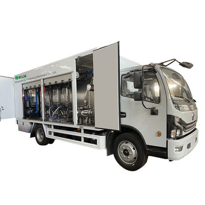 Stations-brachte mobiles Kuh-Melkmaschine-Fahrzeug der Ziegen-Schaf-6 an