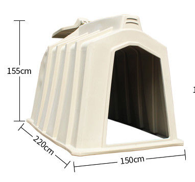Kleiner Gruppen-Kalb-Kaninchenstall Rostbeweis Breiten-333cm für Viehbestand